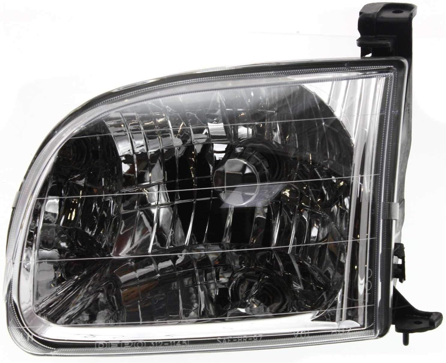 Evan Fischer Driver and Passenger Side Headlight for Toyota Tundra Base Limited SR5 2000-2004 Halogen With bulb(s) Extended Cab (Access Cab) & Standard Cab (Regular Cab) Replaces# 811100C010