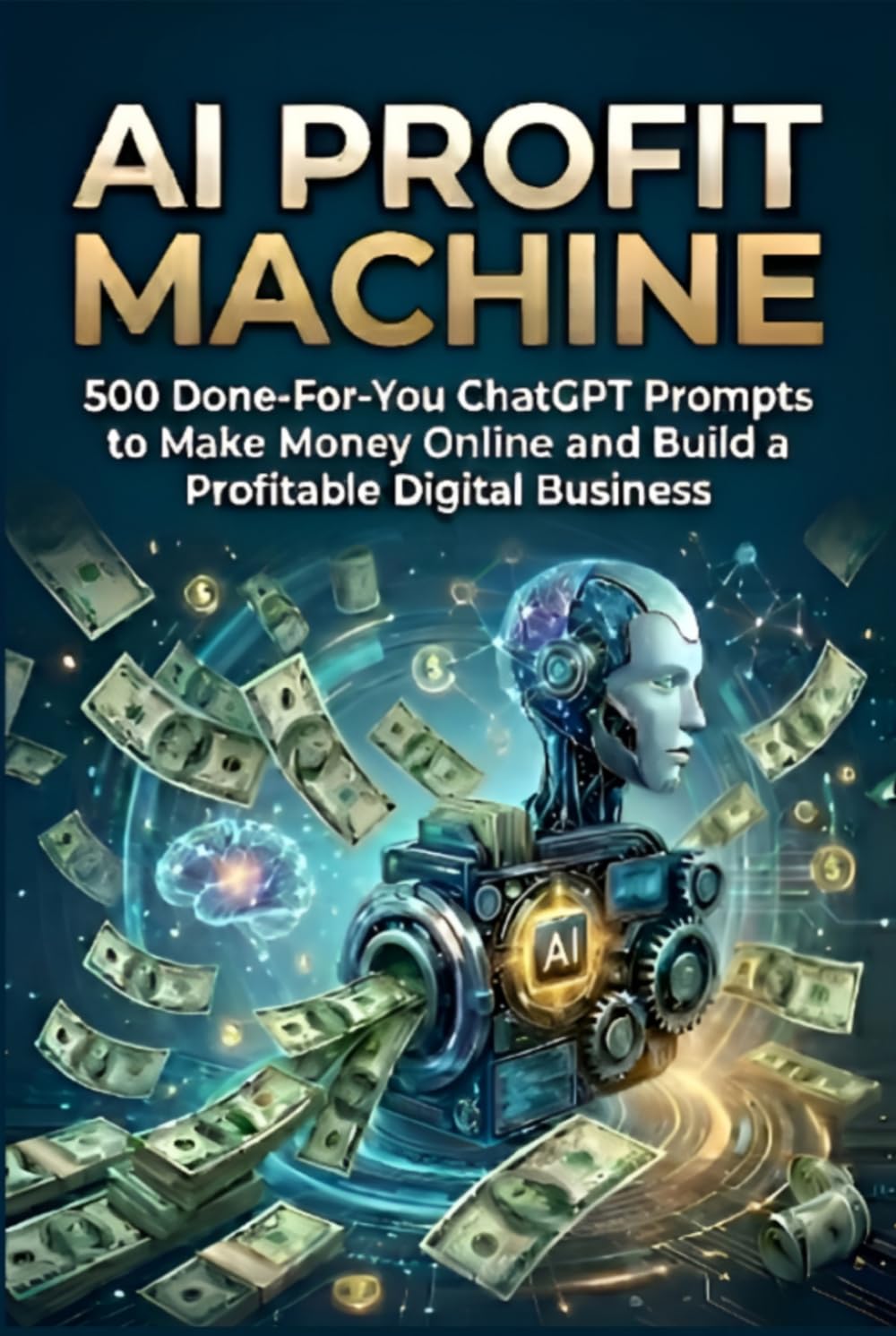 AI Profit Machine: 500 Done-For-You ChatGPT Prompts to Make Money Online and Build a Profitable Digital Business