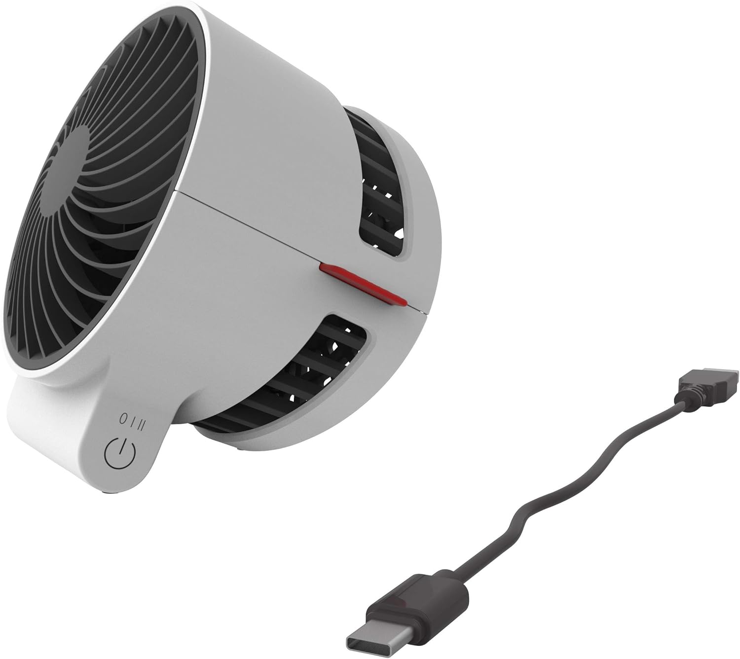 BONECO F50 fan with USB-C cable connected