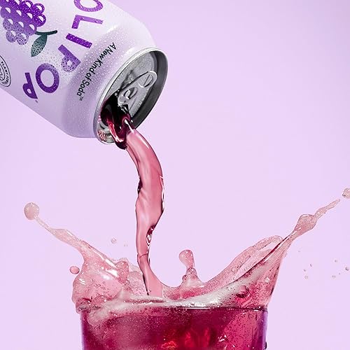 Miniatura 7 de OLIPOP Prebiotic Soda Pop, Classic Grape, paquete de despensa lleno de prebióticos, fibra y botánicos, sin gluten, vegano, sin OMG, 12 onzas (12