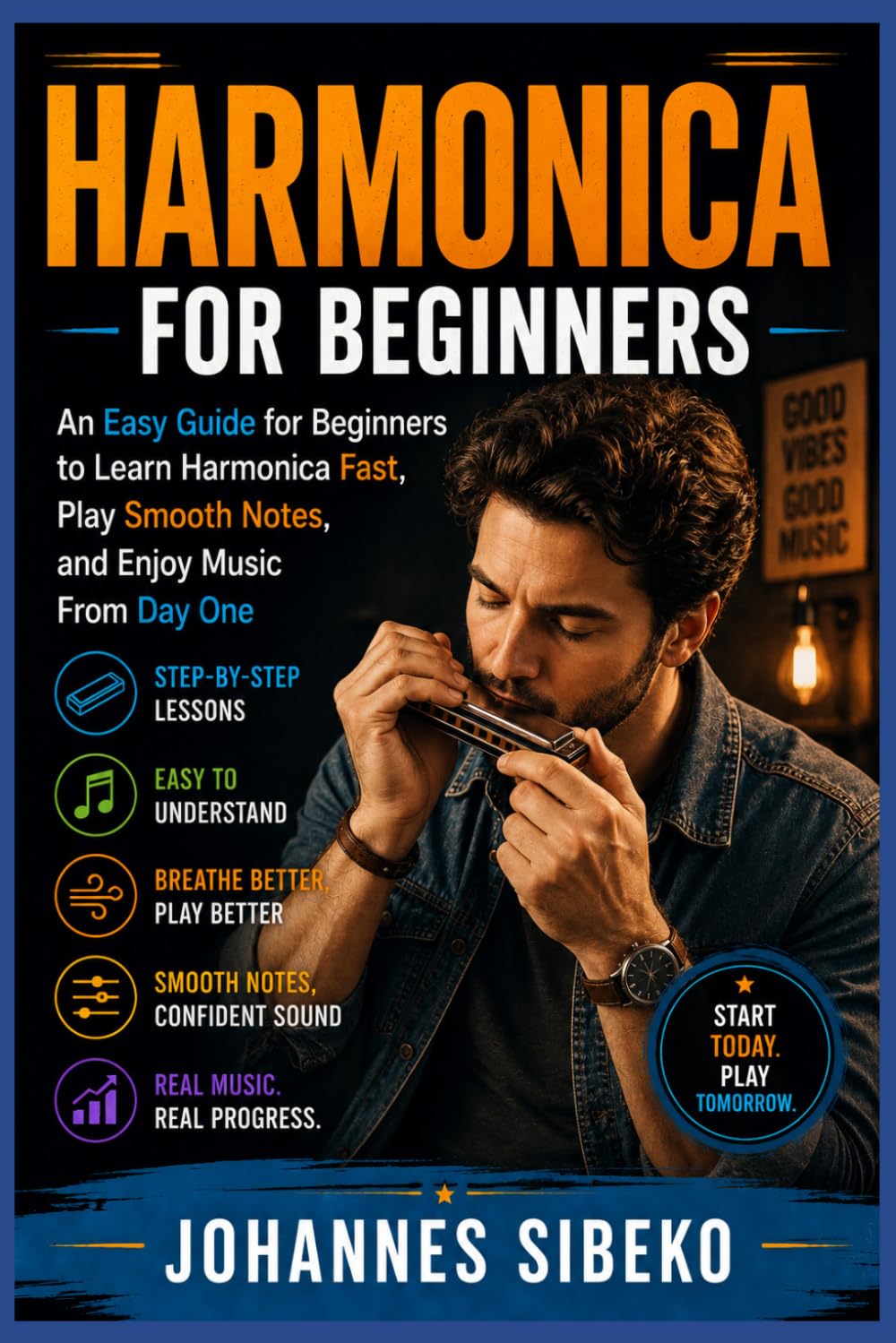 HARMONICA FOR BEGINNERS: An Easy Guide for Beginners to Learn Harmonica Fast, Play Smooth Notes, and Enjoy Music From Day One