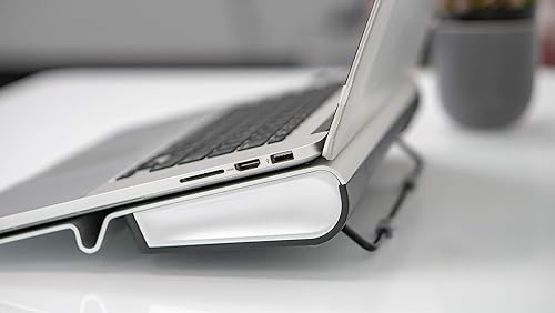 Miniatura 5 de Chill - Soporte para MacBook o PC Laptop. Dos ventiladores para mantener su portátil funcionando fresco. Llévalo a cualquier lugar contigo.