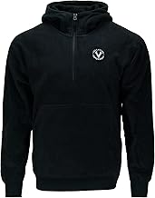 Sponsored Ad - Vallation Outerwear, Men's Noyes Island 1/4 Front Zip Fleece Pullover, FT57BXL, Black, XL