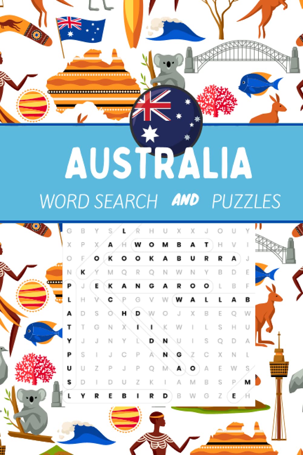 Australia Word Search and Puzzles