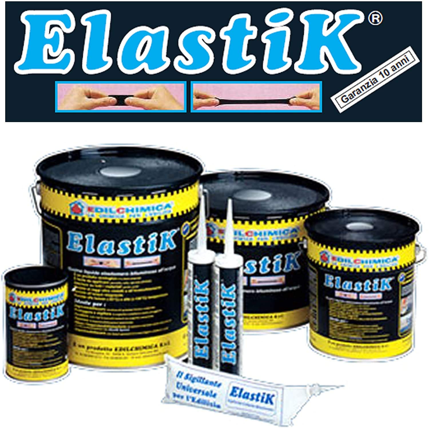 AZIMUTHSHOP ELASTIK IMPERMEABILIZZANTE LIQUIDO ELASTICO KG 5 035031