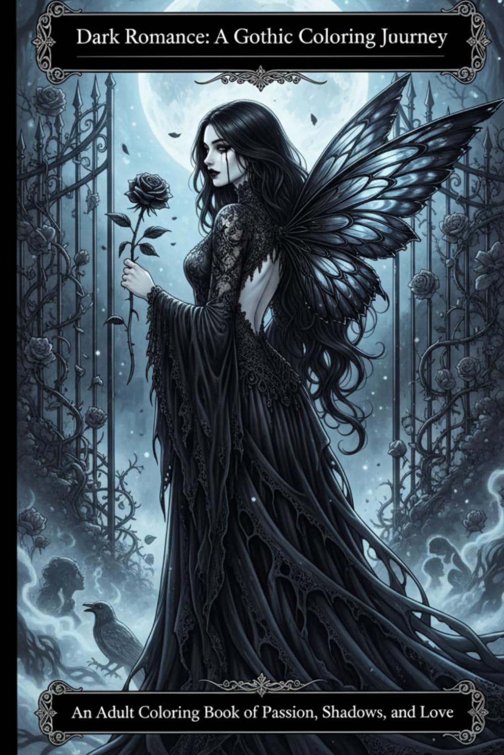 Dark Romance Colouring Book