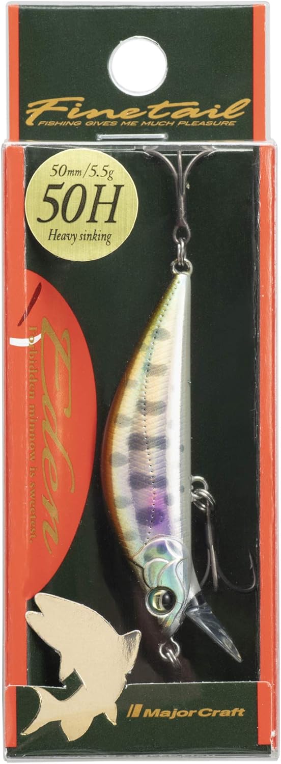 Major Craft Trout Lure Eden SS/S/H Type 1.8 inches (45 mm), 2.0 inches (50 mm), 2.4 inches (60 mm), 17 Colors Available