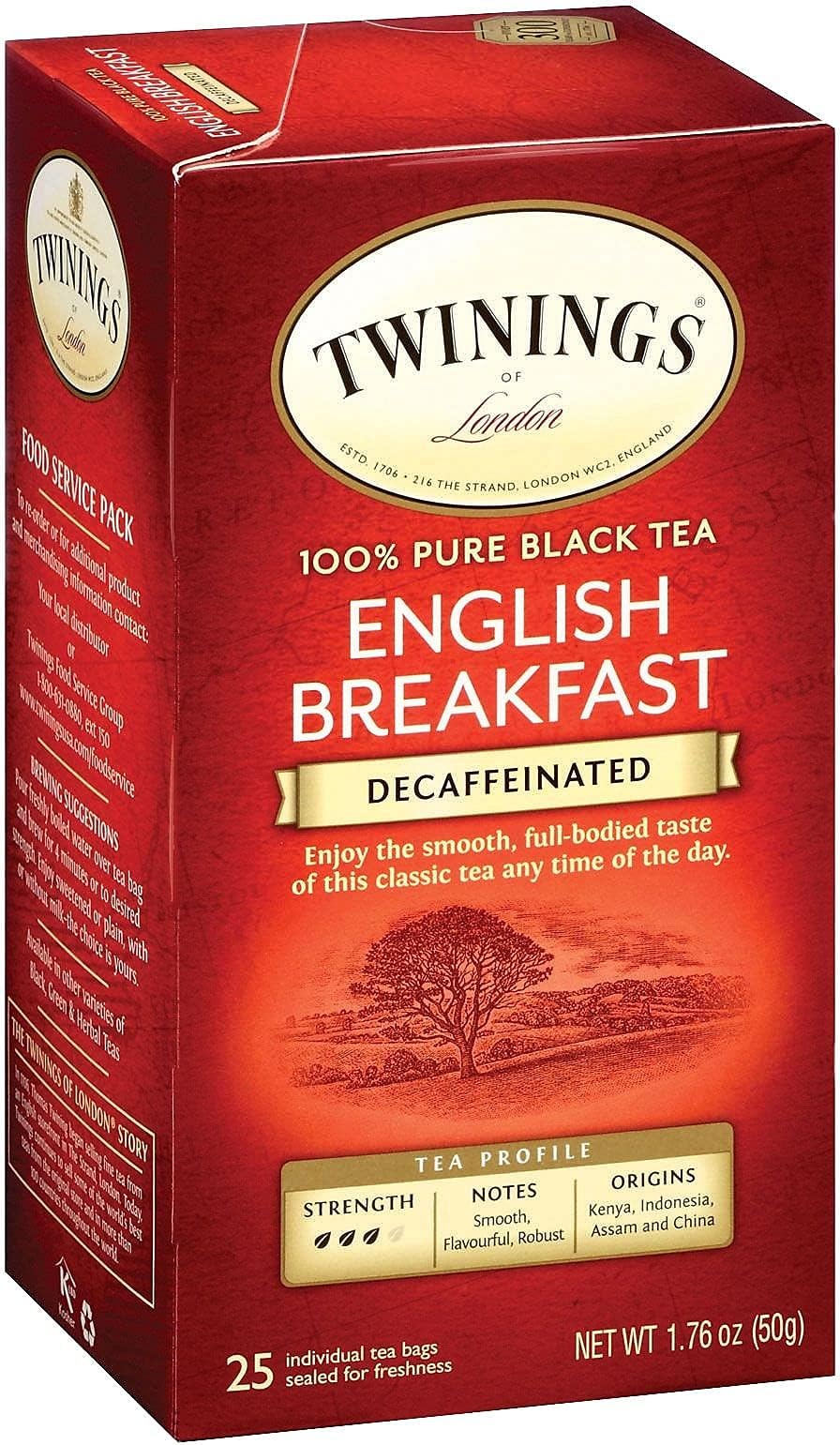 Twinings English Breakfast Tea, Decaffeinated Black Tea