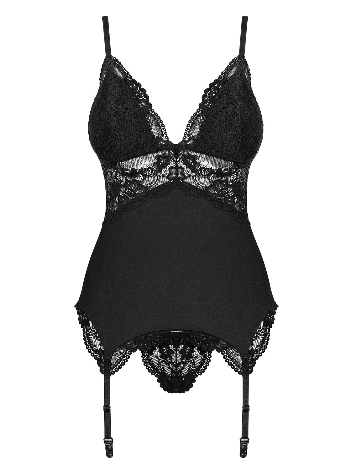 Obsessive Damen Straps-Corsage mit String