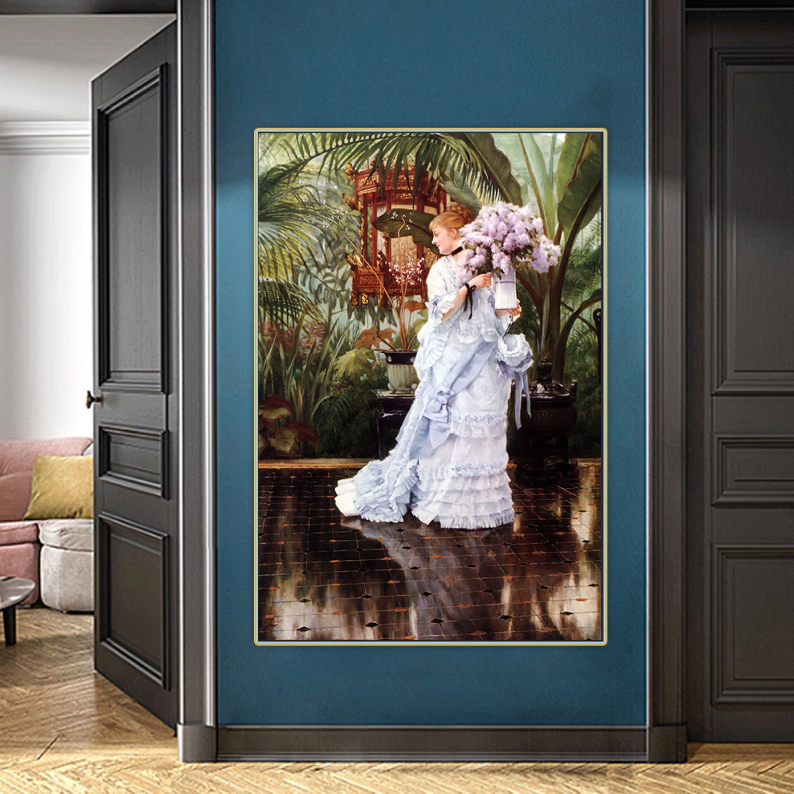 ジェームズイーグル作絵画:ウェスタンカウボーイの棚ペインティング