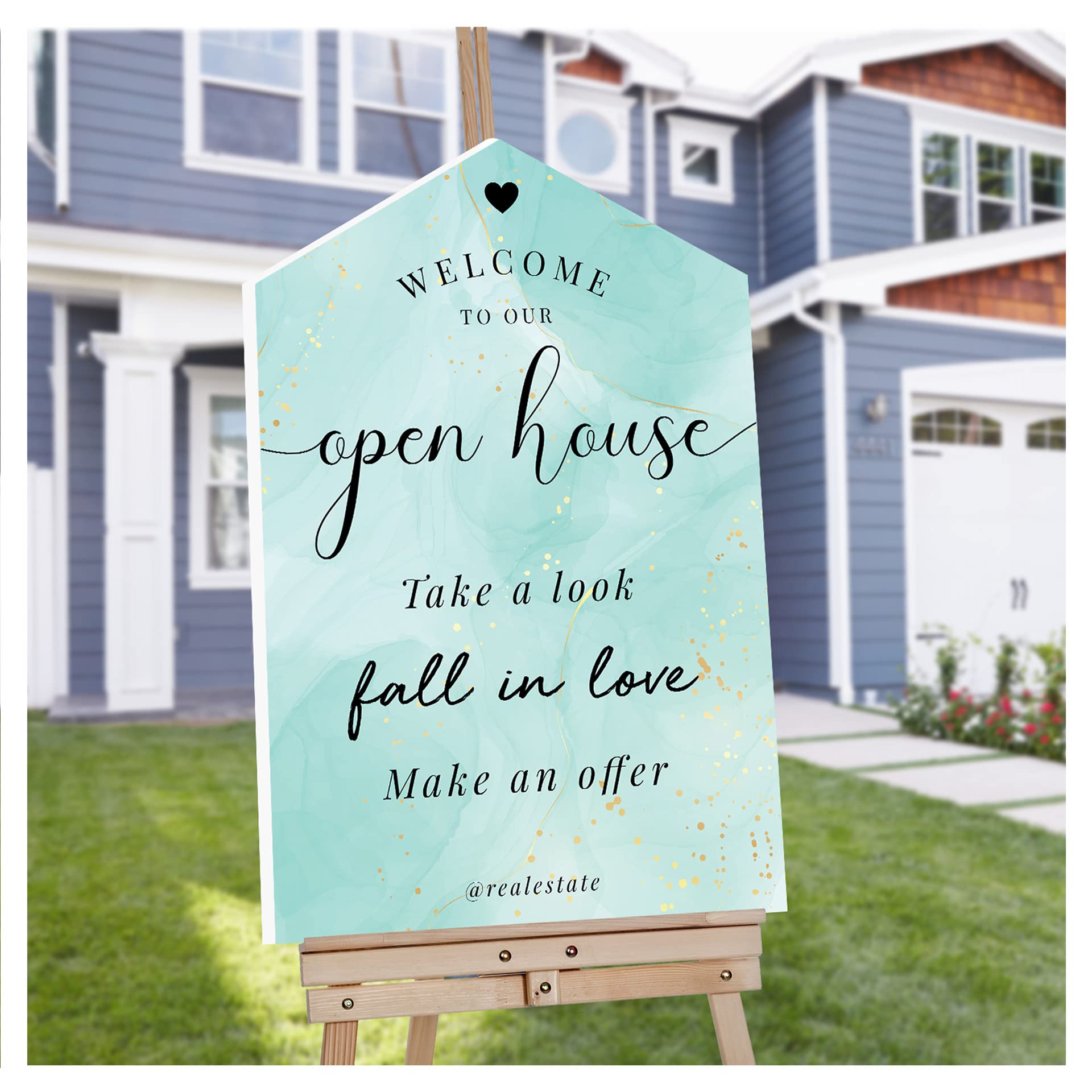 Amazon.com : Personalized Real Estate Open House Sign 