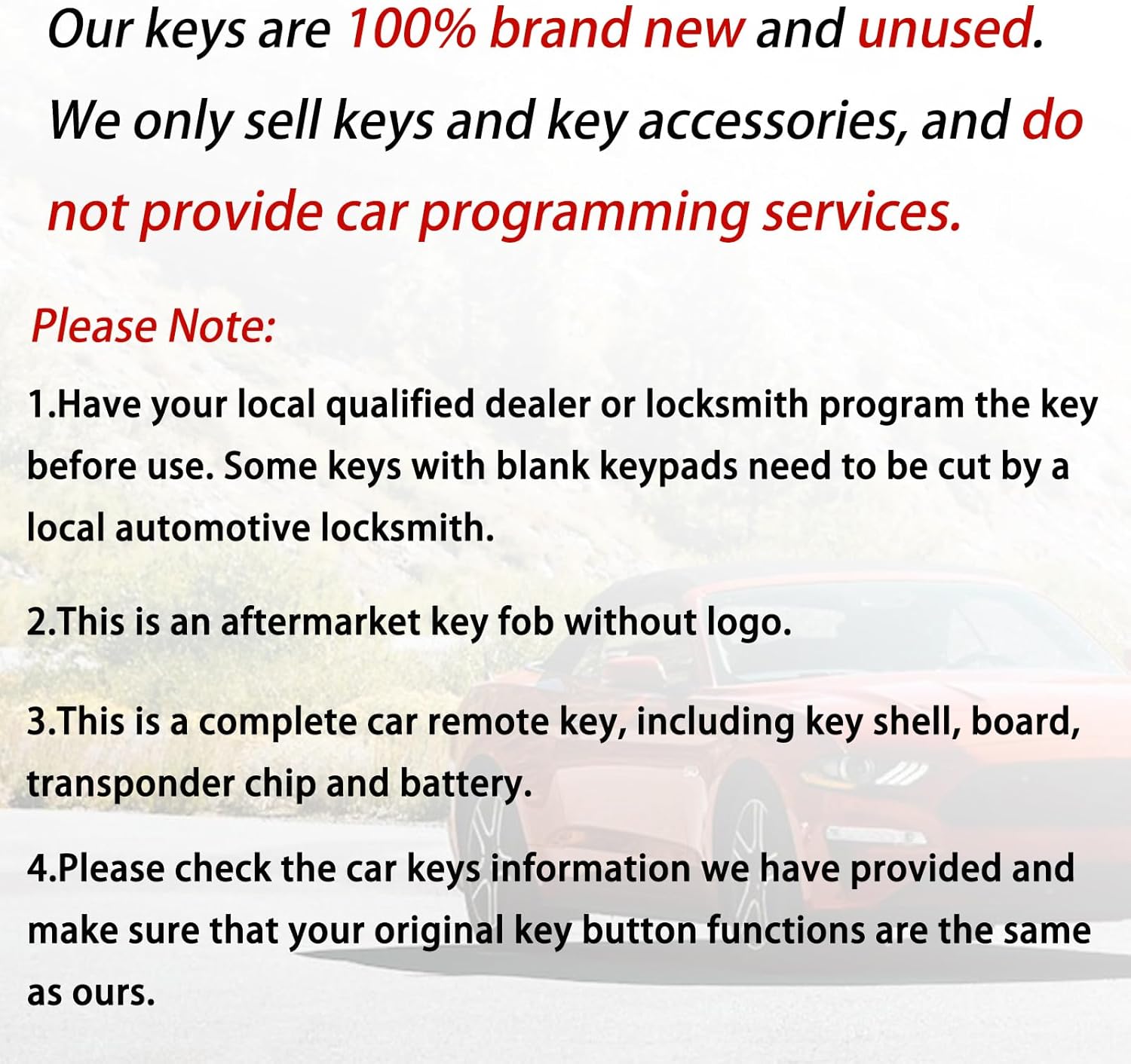 Key Fob Replacement Fits for Subaru Forester Impreza WRX STI Legacy Outback XV Crosstrek 2012 2013 2014 2015 2016 2017 2018 2019 Keyless Entry Remote Control CWTWB1U811 - Image 7