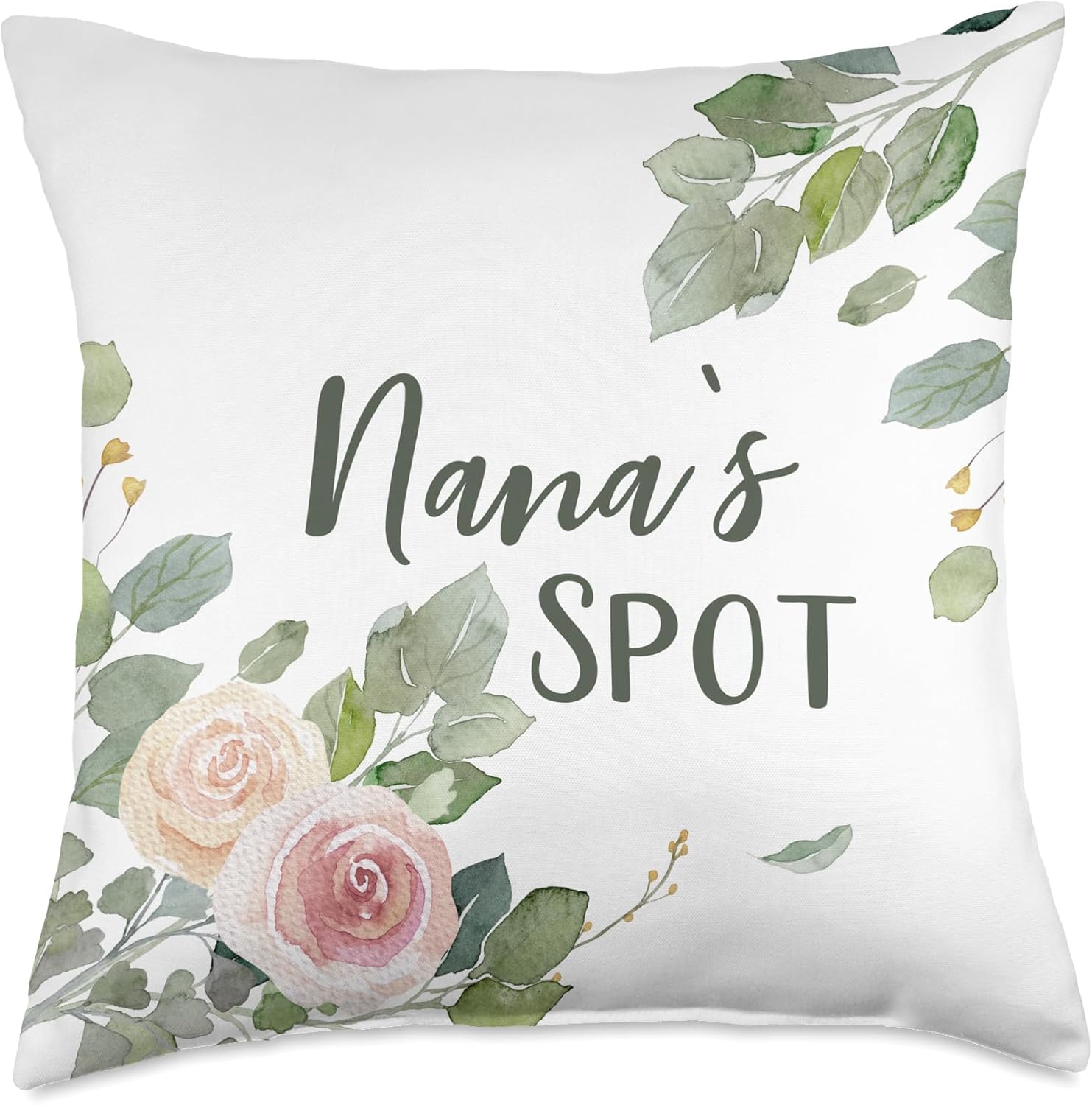 Nana's Spot gift for Grandma Home Décor present Throw Pillow