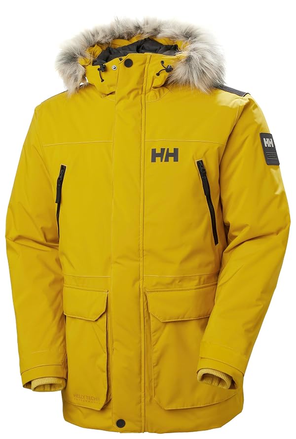 Helly Hansen Men's Reine Parka, 340 Straw, M by Helly Hansen - Used condition - US$169.23
