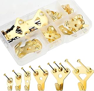 64pcs Picture Hanging Hooks Mirror Wall Hangi...,