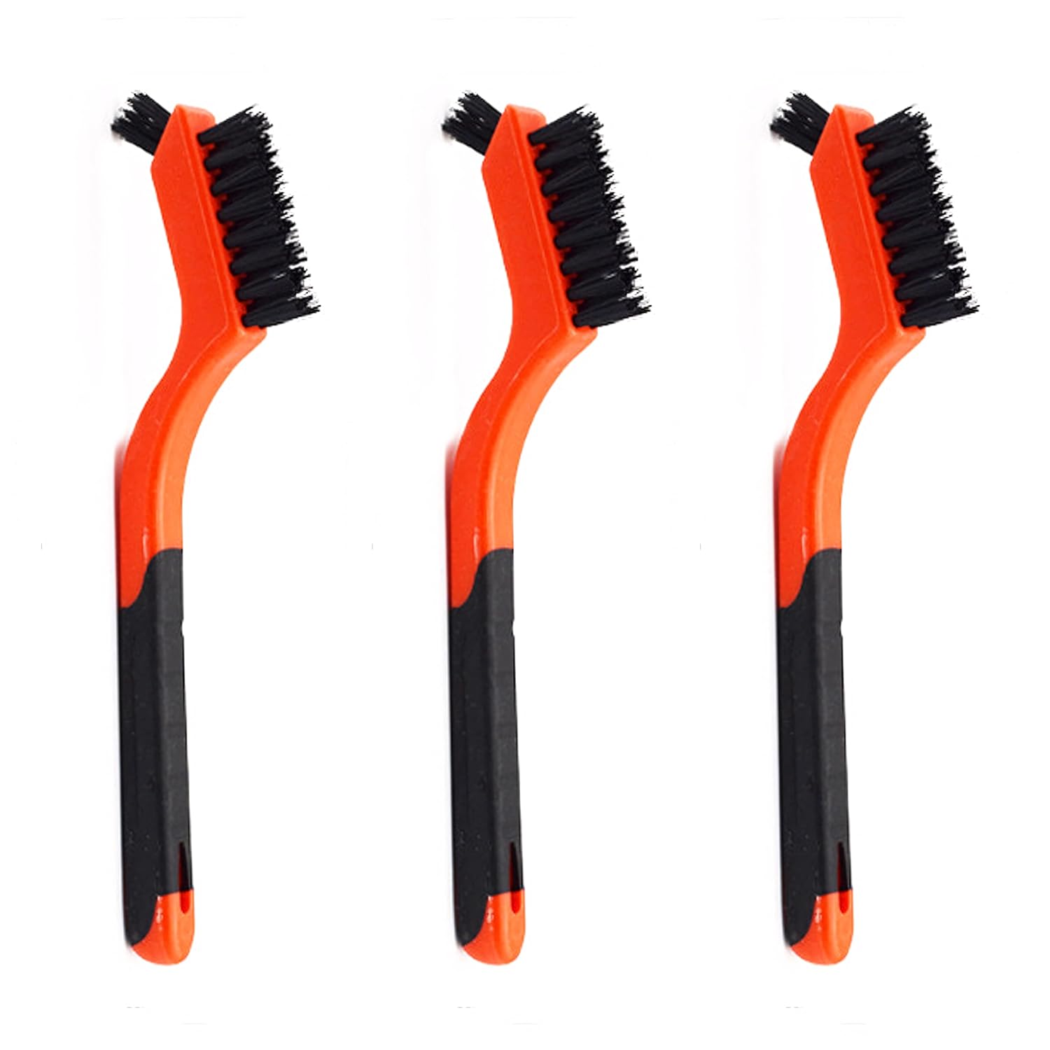 3pcs Nylon Cleaning Brushes Small Wire Brush Set for Cleaning Rust Removal in Holes 3pcs Nylon Cleaning Brushes Small Wire Brush Set for Cleaning Rust Removal in Holes