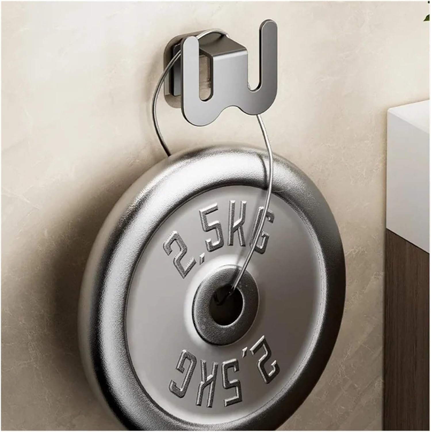 1/2/3PC No Punching Bathroom Shoe Rack, Wall Mounted Slipper Rack, Slipper Drying Hook, Simple Door Back Foyer Hanging Rack for Shoe Storage & Organization(White 3pc)