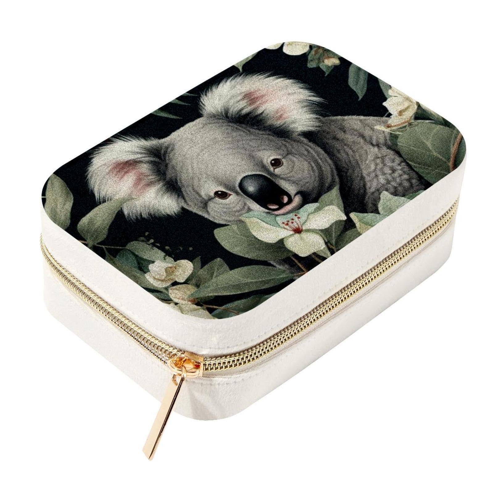 Boîte à bijoux de voyage Koala pour ranger vos boucles d'oreilles sans les perdre