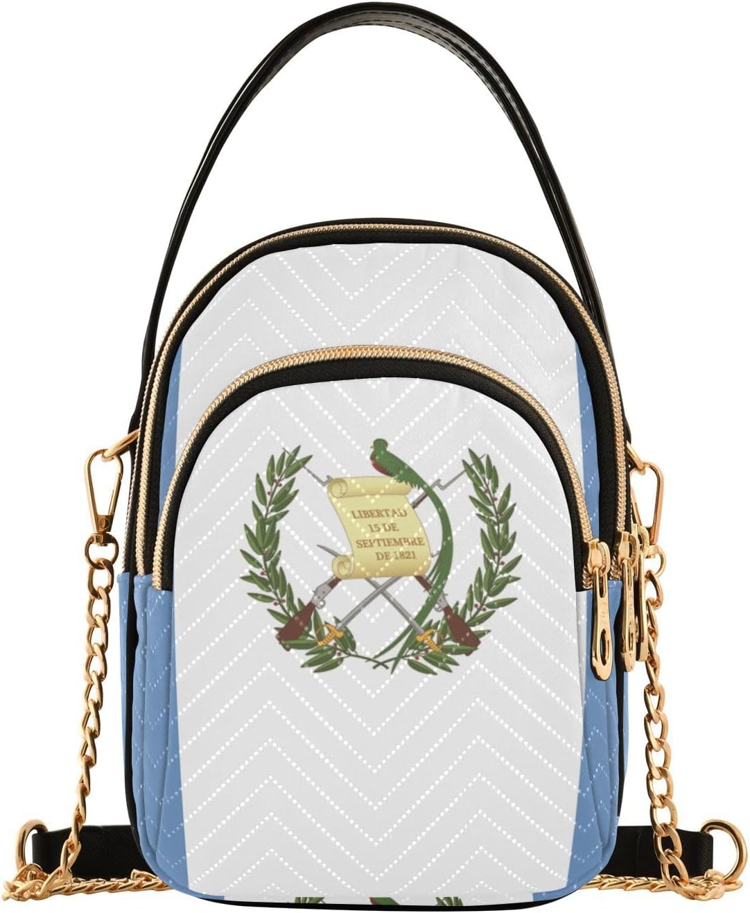 Patriot Flag Cell Phone Purse Crossbody Handbag Durable Shoulder Bag Sturdy Travel Pouch