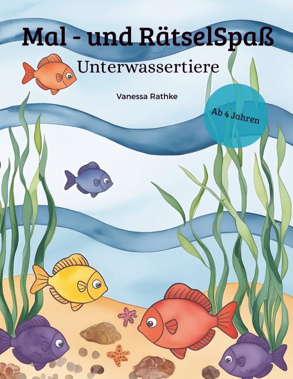 Mal- und RätselSpaß: Unterwassertiere