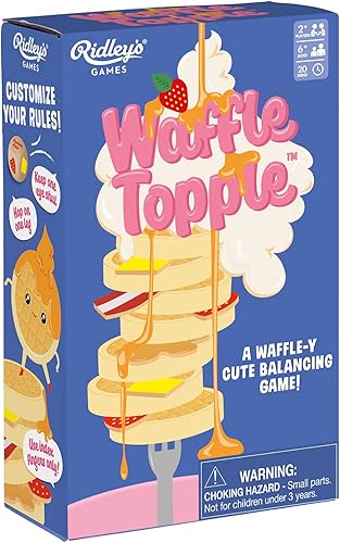 Miniatura 7 de Ridley's Juegos Waffle Topple  Divertido juego de equilibrio de alimentos para todas las edades  Juego para más de 2 jugadores con 15 minutos de
