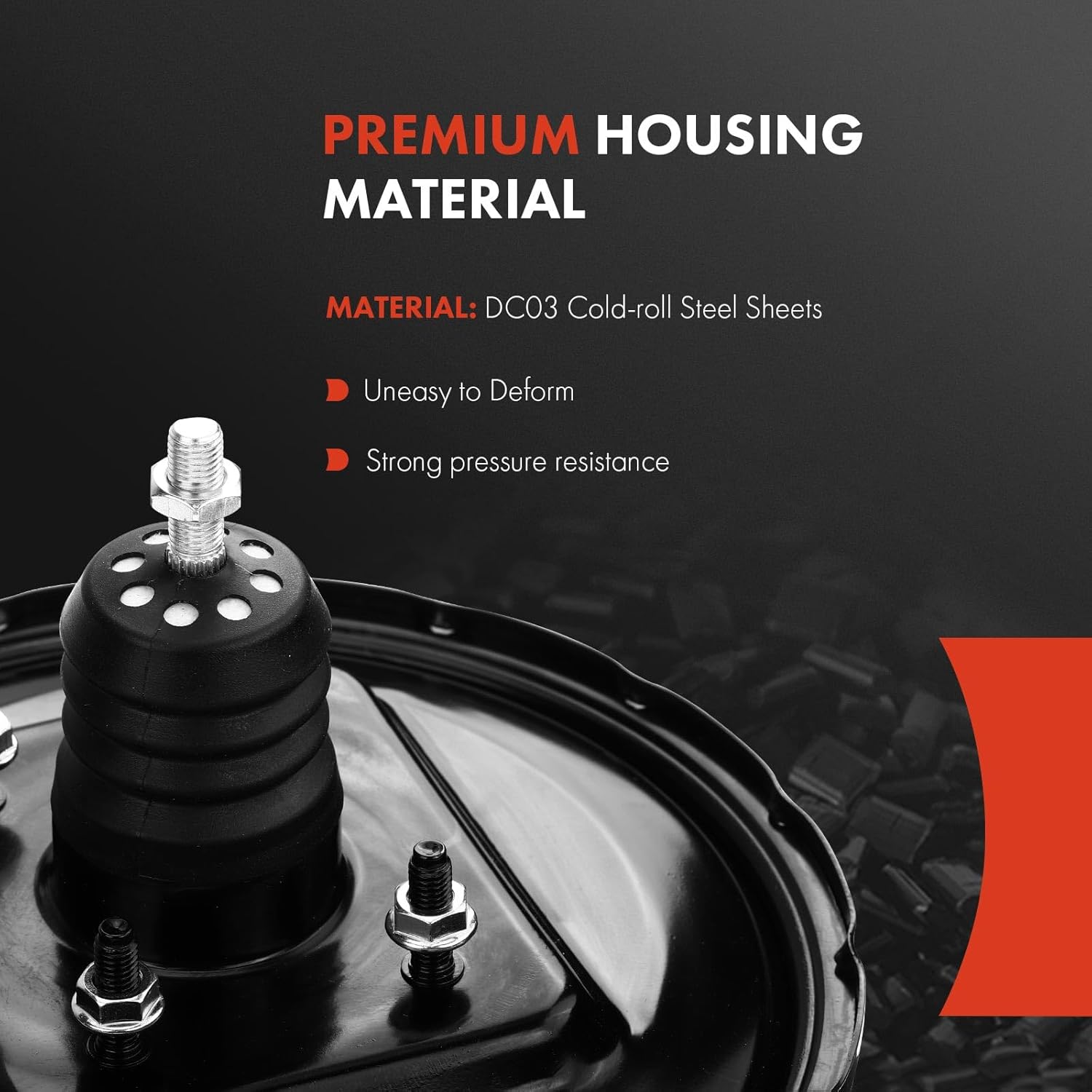 A-Premium Vacuum Power Brake Booster Without Master Cylinder Compatible with Mitsubishi Montero Sport 1999-2004 V6 3.0L 3.5L