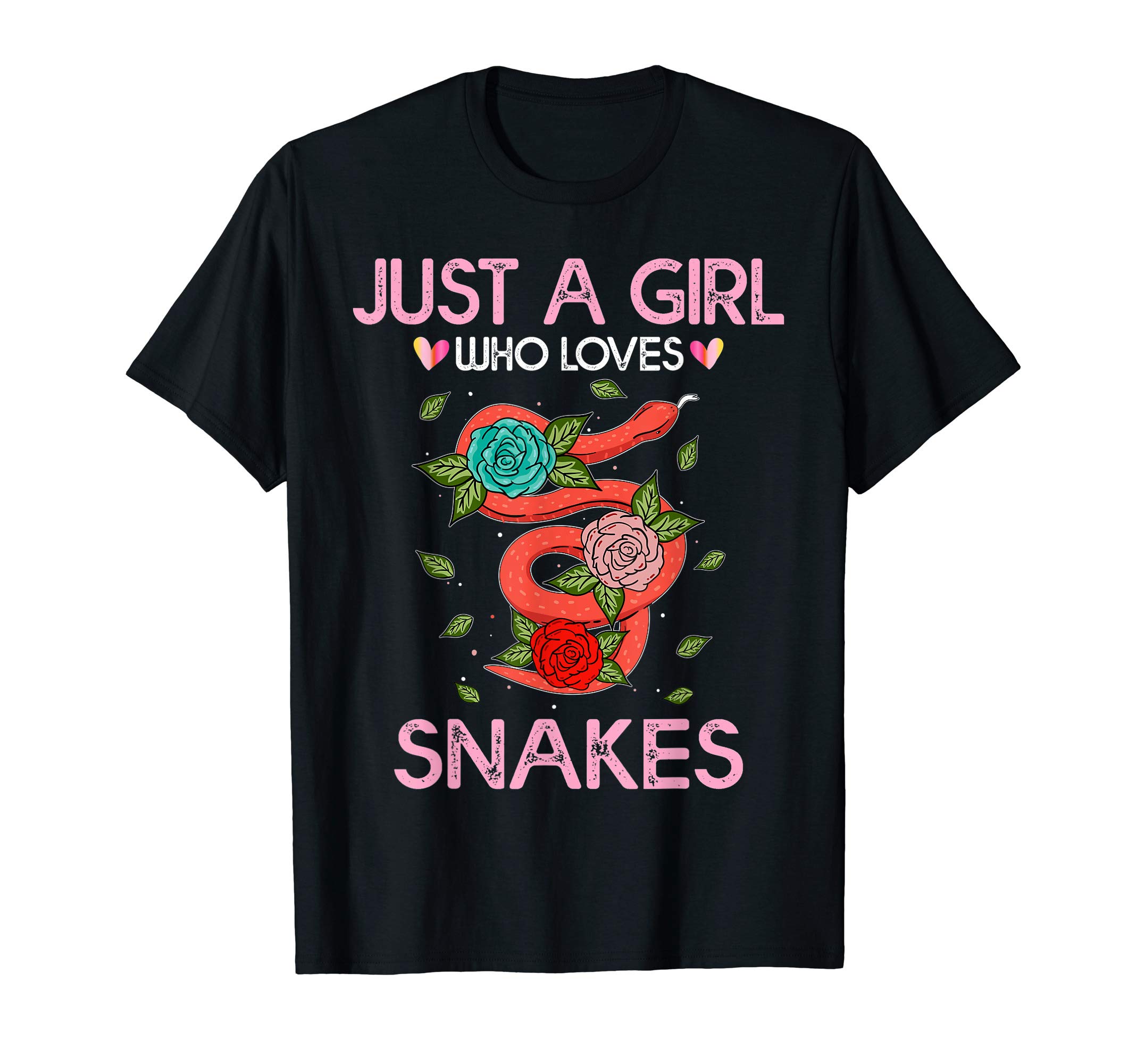 Snake Gift Tee For Women Kids Just A Girl Who Loves Snakes T-ShirtOEKO-TEX STANDARD 100
