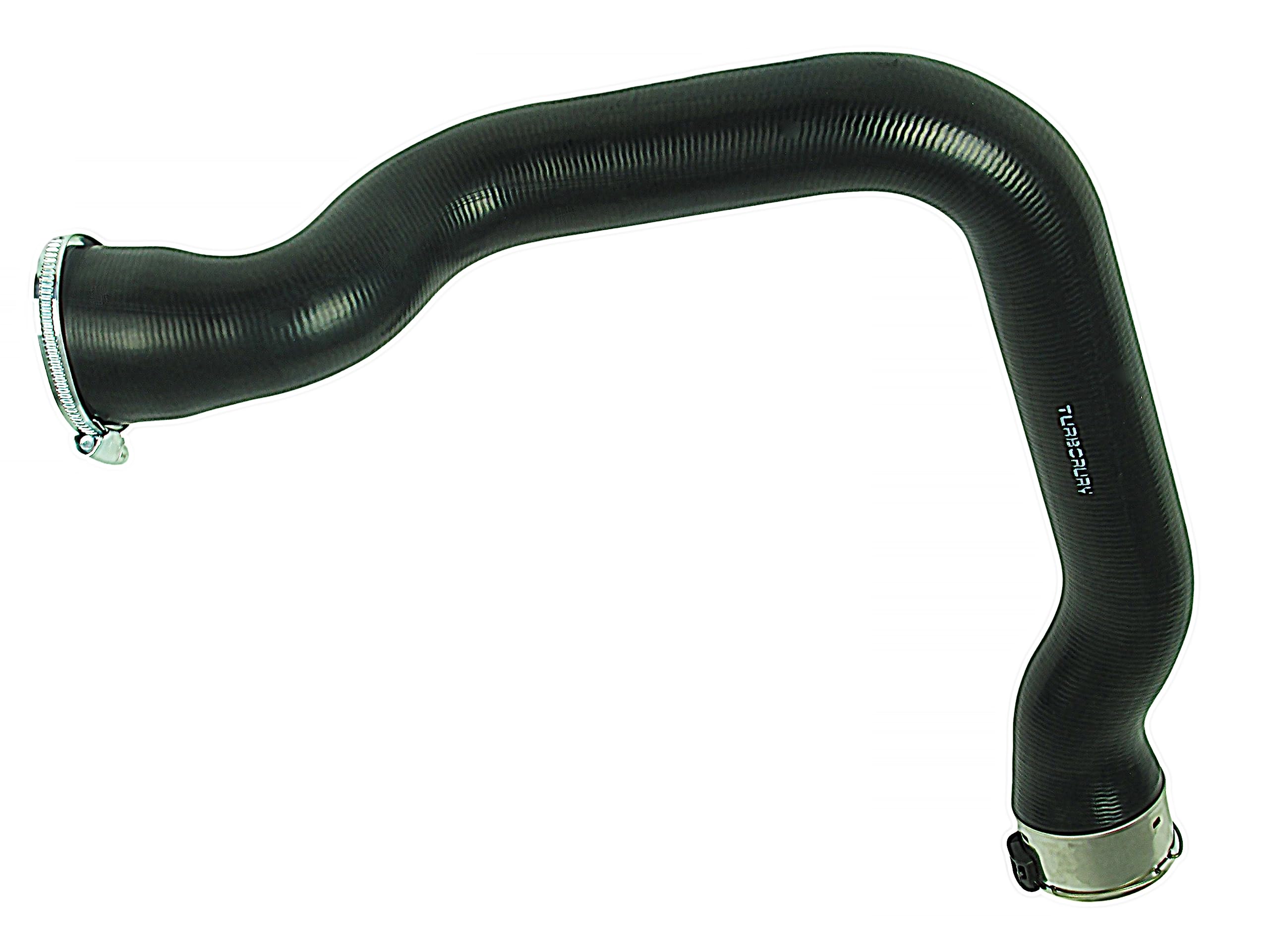 Tuyau de Turbocompresseur Intercooler Remplacement - Compatible avec Renault Laguna III 2.0 dCi - Numéro OE 8200551943 - Fabriqué en gomme NBR-CR - Livré avec Collier de Serrage