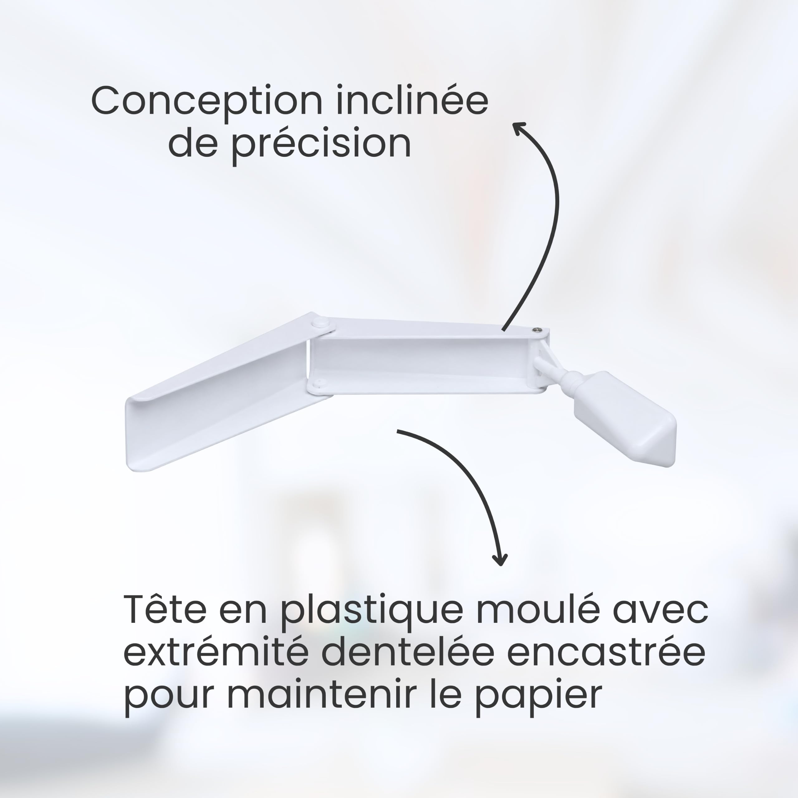 Sammons Preston Curved Toilet Aid, Folding 10 in. Toilet Paper Holder & Bottom Wiper Aids for Independent Daily Living, Portable Wiping Tool for Bathroom Comfort, Lightweight Self-Wipe Hygiene Tool