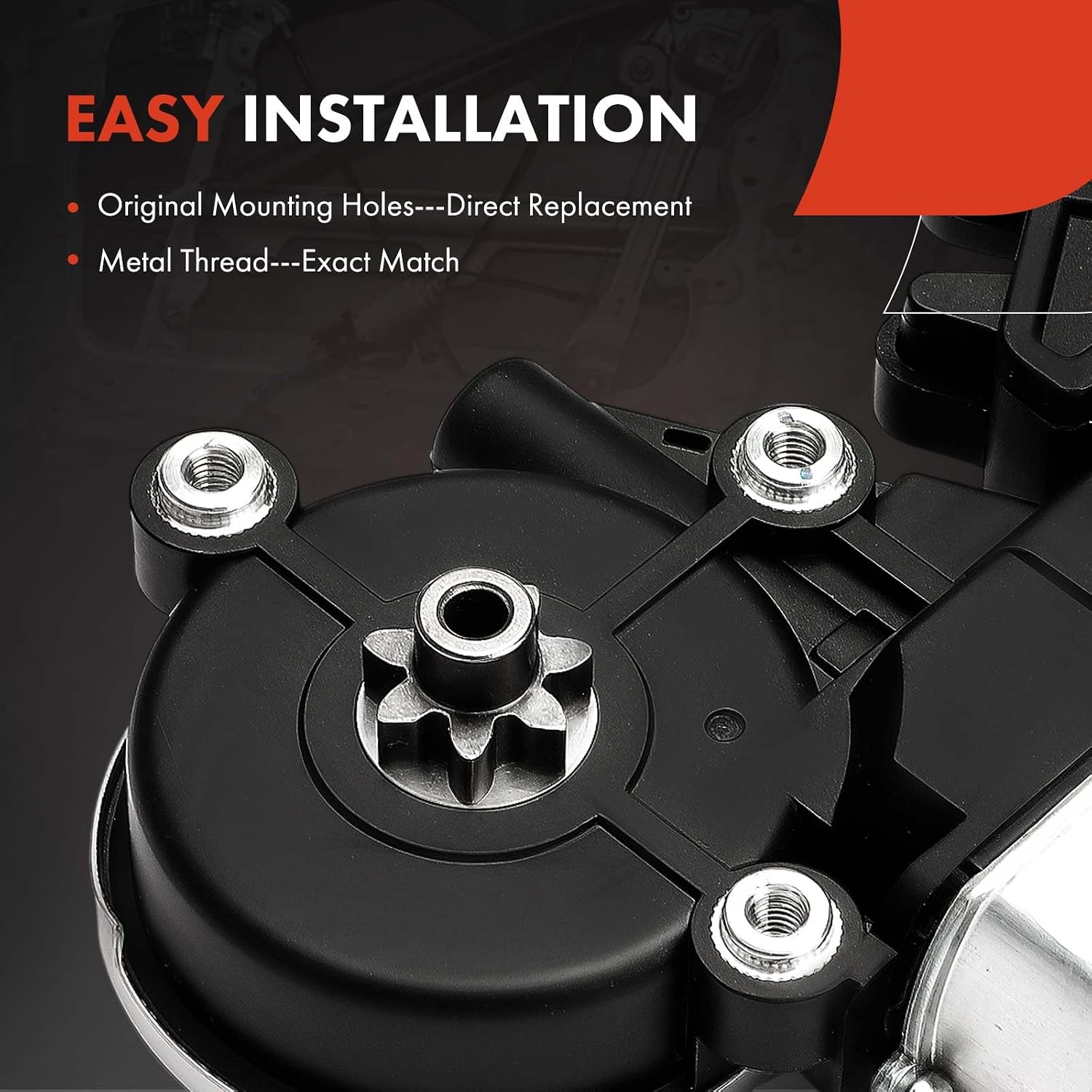 A-Premium Power Window Lift Motor Front Driver Side, with 10-Pin Plug | for Toyota Corolla 2007-2014