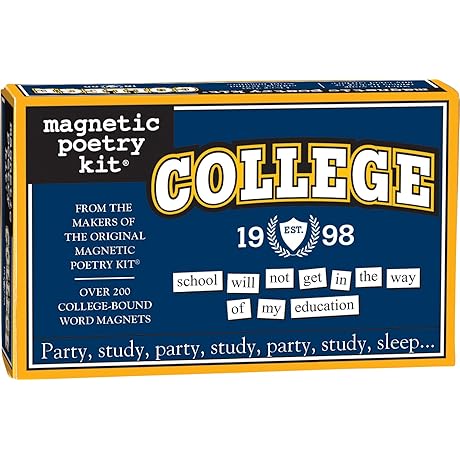 Magnetic Poetry - College Life