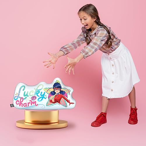 Miniatura 5 de Miraculous Lady Bug Lucky Charm - Almohada de regalo personalizada con diseño 3D, almohada personalizada con diseño de mariquita milagrosa, almohada