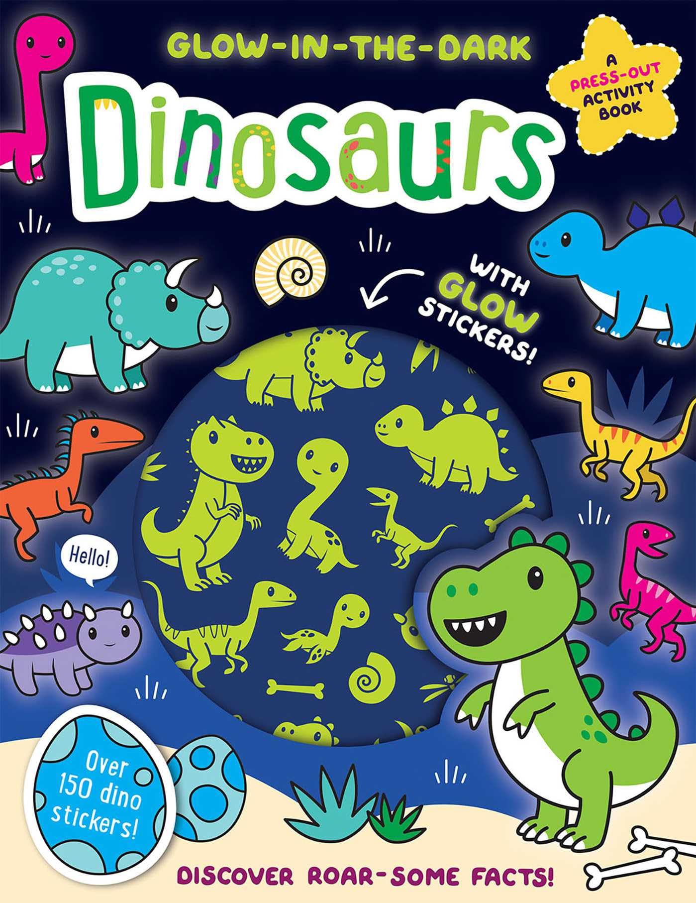Glow-in-the-Dark Dinosaurs Sticker Activity Book (Glow-in-the-Dark Sticker Activity Book)
