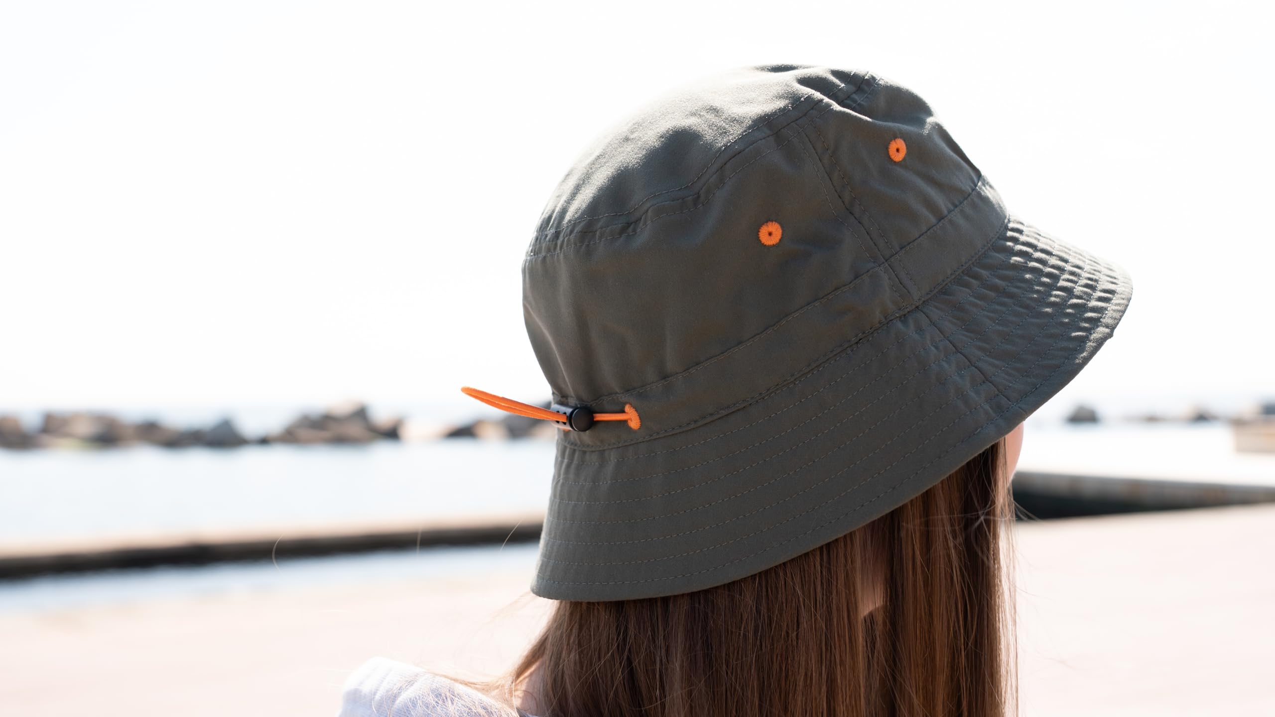 Surf Monkey Bucket Hat Cappello da pescatore uomo/donna senza corda - regolatore di dimensione