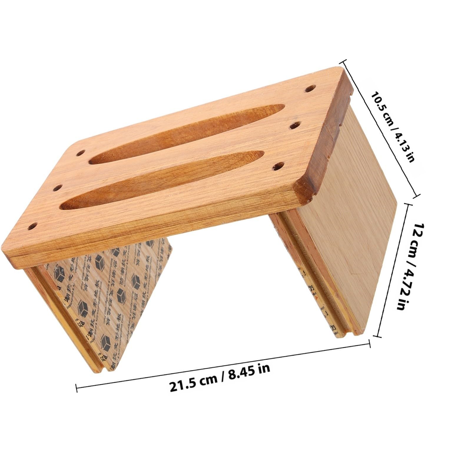Taburete de Baño Infantil de Madera, Pequeño y Compacto para Uso Práctico