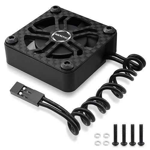 Surpass Hobby - Ventiladores de refrigeración RC de 1.575 pulgadas, 16000 RPM de alto RPM, ventilador de motor de automóvil RC para 1/8 1/10 RC Car