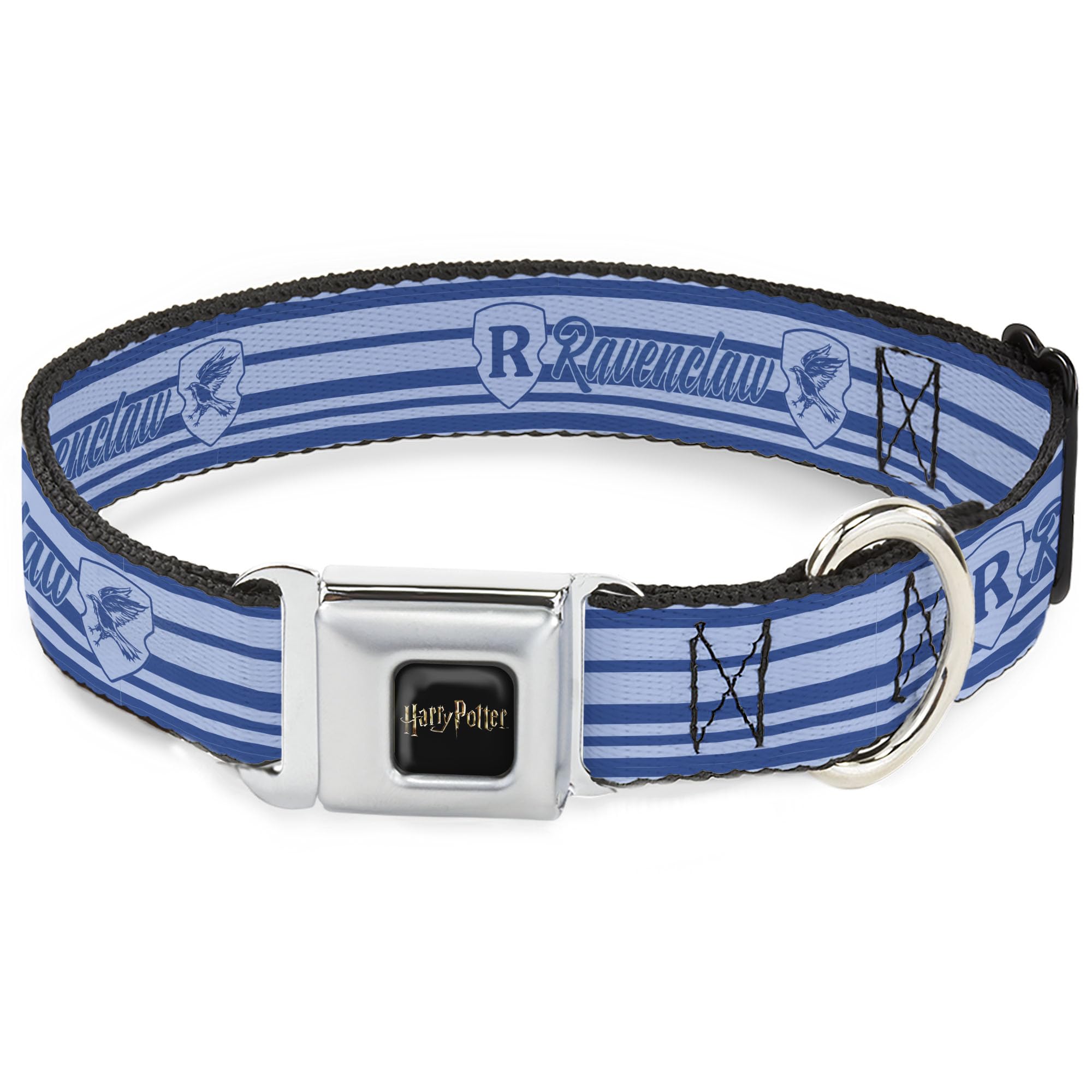 Collier pour chien avec boucle ceinture sécurité métal bleu à motif Harry Potter Serdaigle