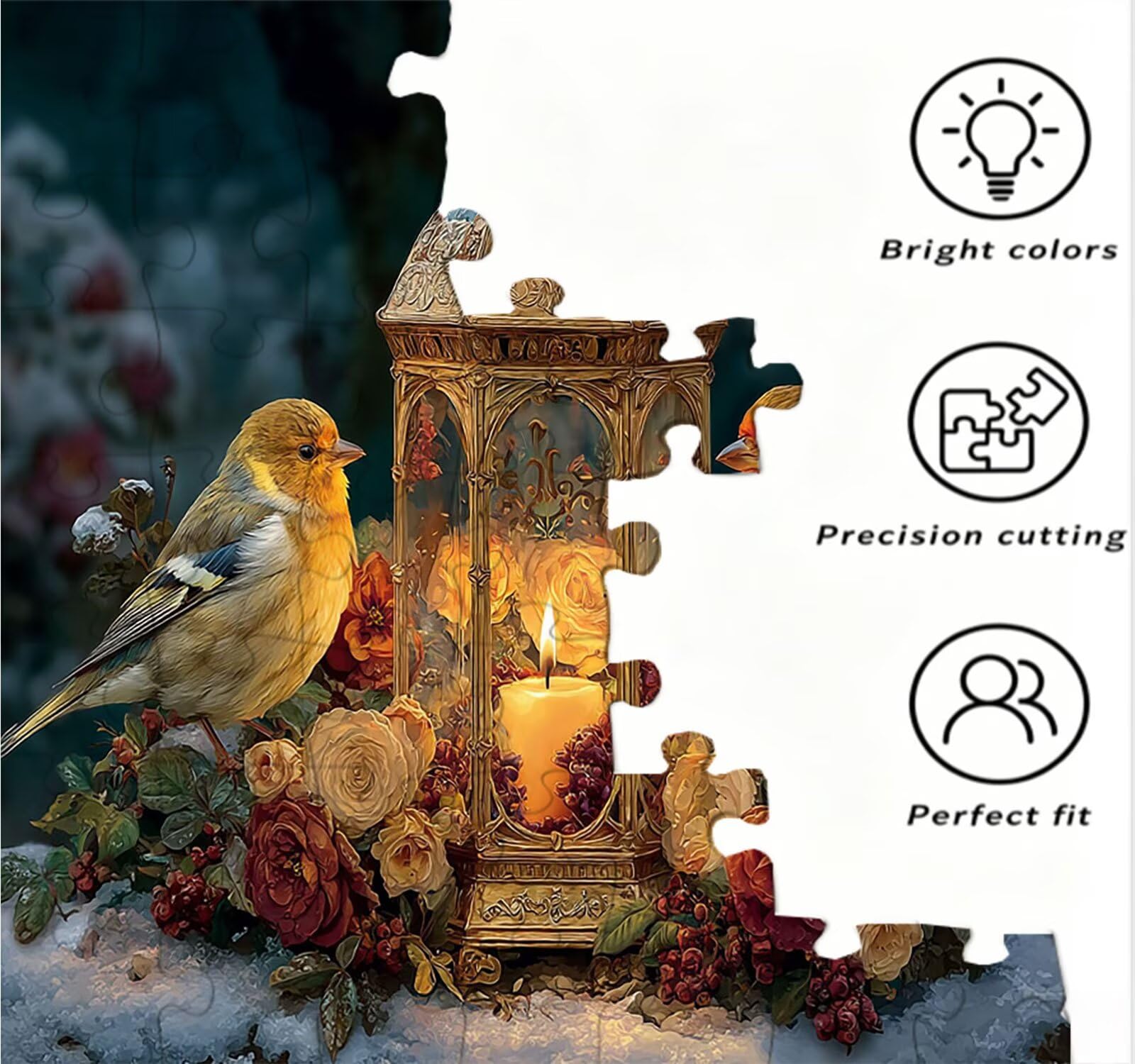 Puzzle 5000 elementów dla dorosłych, świecące ptaki żelowe, wyzwanie dla rodziny, do zabawy, DIY, puzzle zręcznościowe dla dorosłych, wyzwanie dla przyjaciół, R2KH138