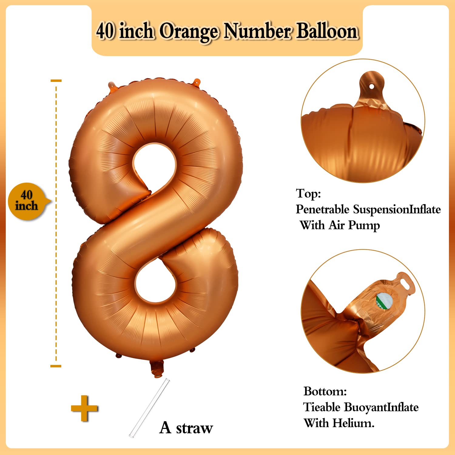 Red 0 balloon 40 Inch Giant Helium Foil Number 0 to 9 Red Balloon Birthday Wedding Party Digital Decorations (Number 0) — view 74