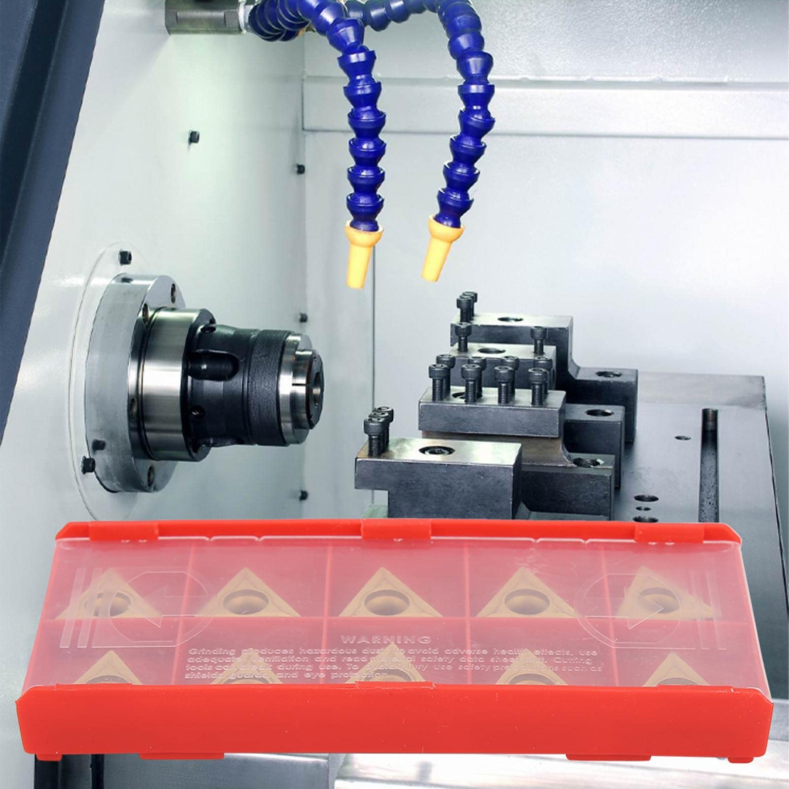 Inserts en carbure, 10 pièces TCMT 16T304 Insertion de lame en carbure de tungstène triangulaire en acier CNC, fabrication de précision, pour la finition de l'acier