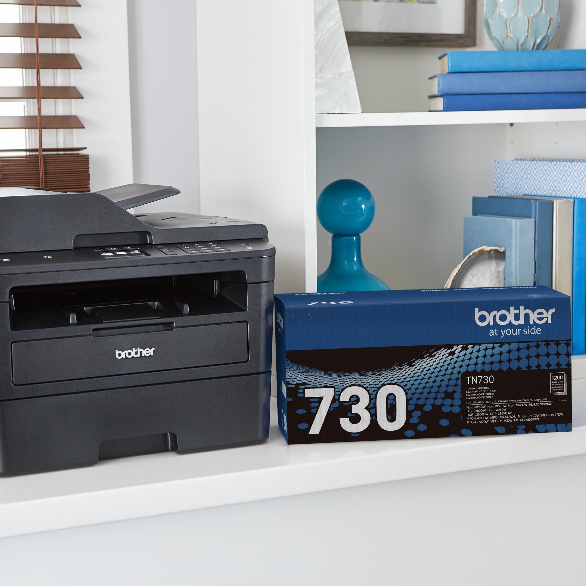 Tn 1050 2 Toner Compatibili Per Brother TN760/TN730 - Per Stampanti Come MFC -L2710DW, HL-L2350DW, HL-L2325DW Cartucce Brother TN730