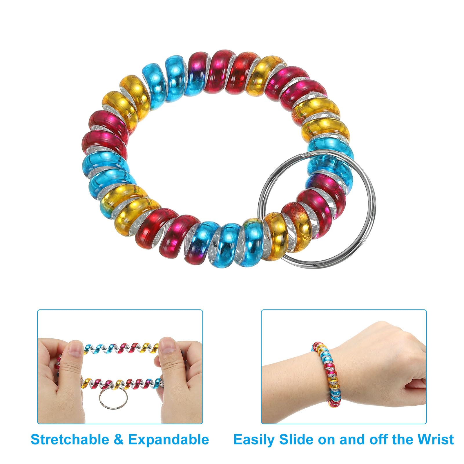 PATIKIL Stretchable Wristband Wristlet Keychain - Image 3