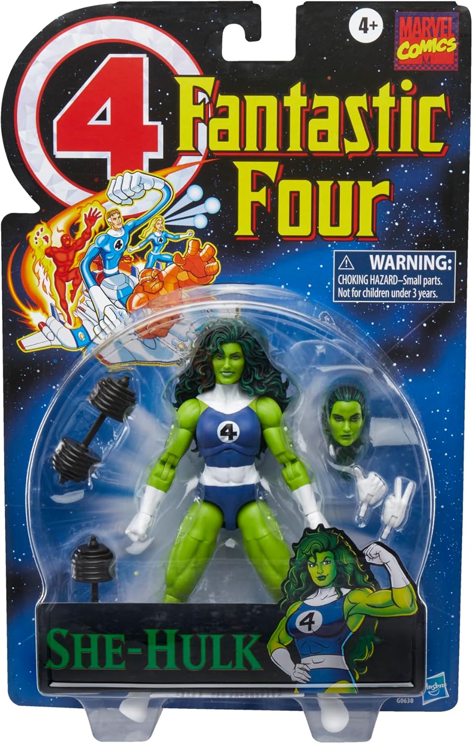Marvel Legends Series She-Hulk Action Figure Inspired by Fantastic Four Comics