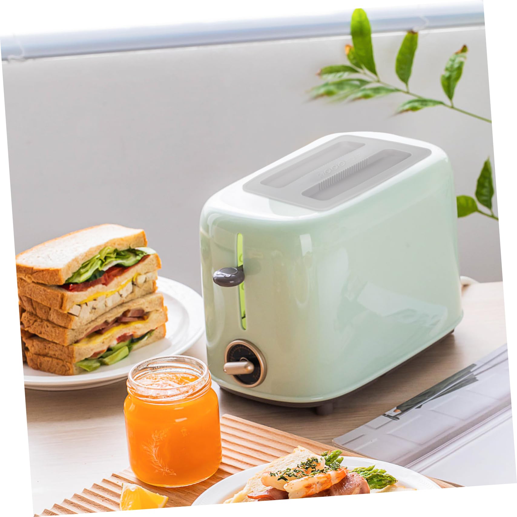 balacoo Copertura Protettiva e Protezione Elettrodomestici da Cucina in Silicone Antipolvere e Resistente per Macchina per Pane e Tostapane per Uso Domestico