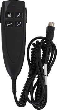 4 Button 5 Pin Remote Control for Dual Motor Power Lift Recliner Chair, Recliner Handset Remote Replacement CD011