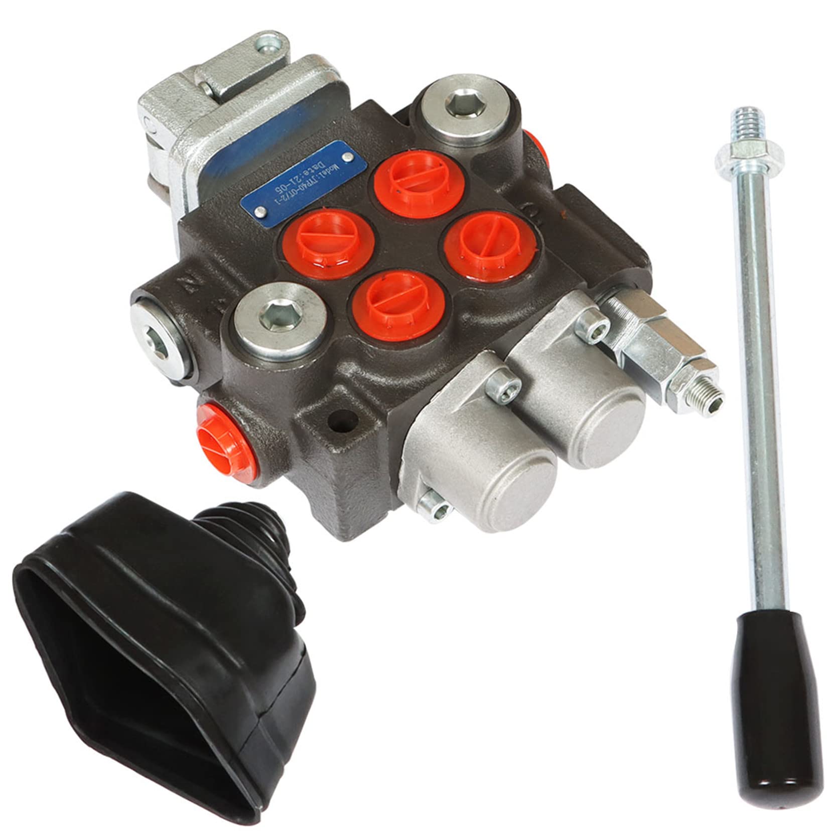 Doppeltwirkendes Steuerventil TINVHY Hydraulisches Wegeventil Für Traktor & Lader - 11 GPM, 3600 PSI, Doppeltwirkend Monoblock Ventil 11 GPM