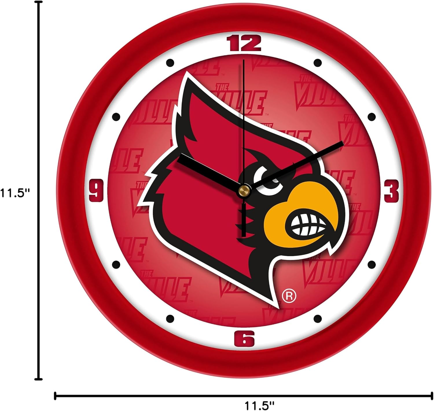 SunTime Louisville Cardinals - Dimension Wall Clock