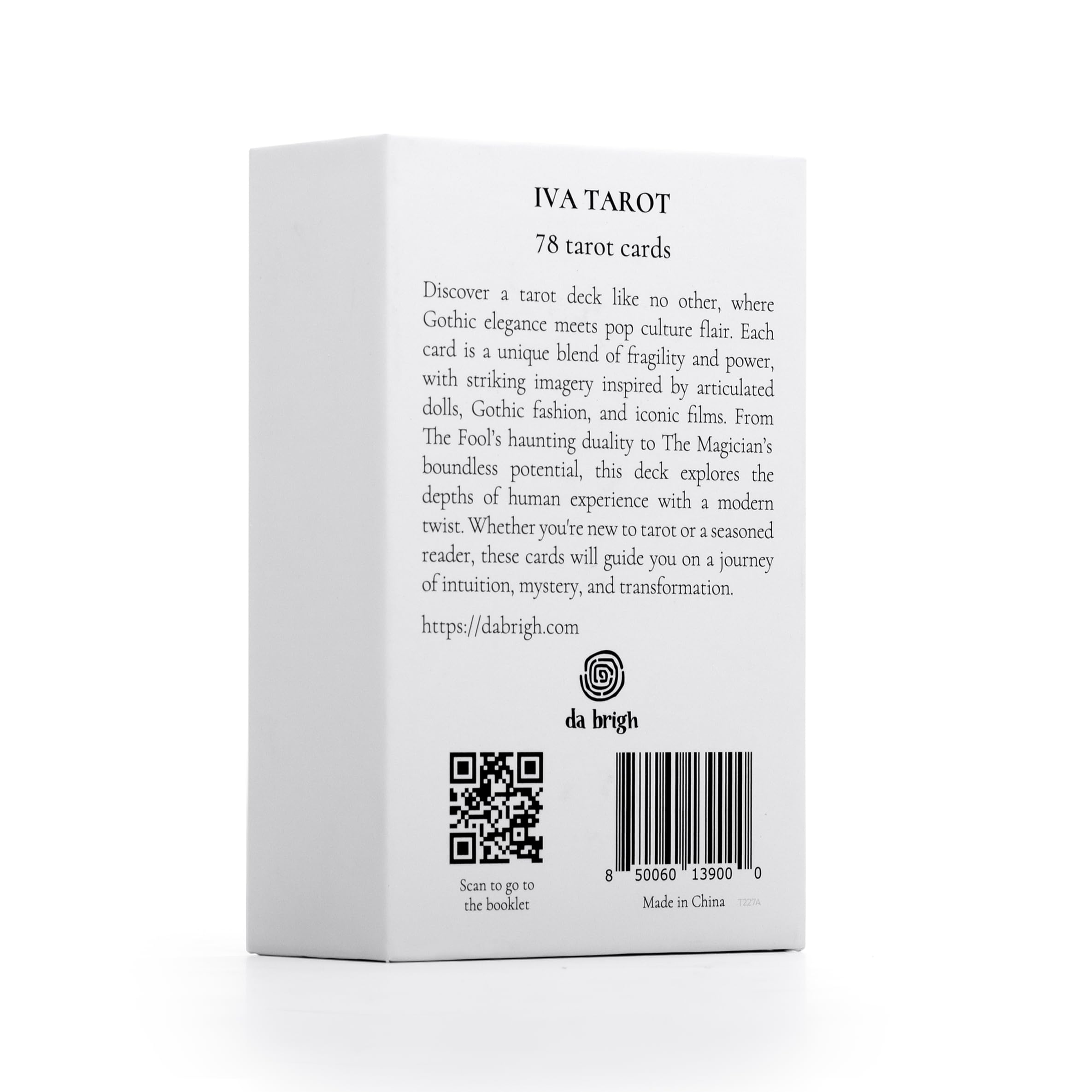 Da Brigh Jeu de Cartes Iva Tarot, Anglais