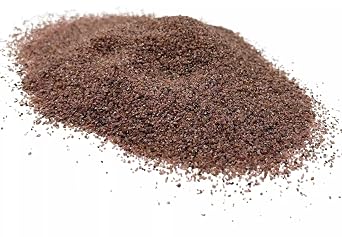 25 LB Garnet 20/40 Mesh Sandblasting Abrasive Wet & Dry Blasting Media for Rust & Paint Removal, Medium-Coarse