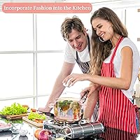 Vista 7 de Olla de vidrio rosa de 2 litros, 67.6 fl oz/2.2 cuartos de galón / 68 onzas, ollas de vidrio para cocinar en la estufa, tapa en forma de corazón